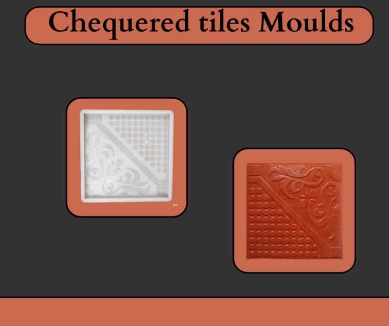 Silicone plastic chequered tile moulds, Size : 130x130cm