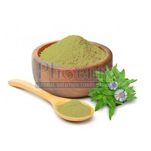 Green Powder Bhringraj Extract, for Medicinal, Style : Dried