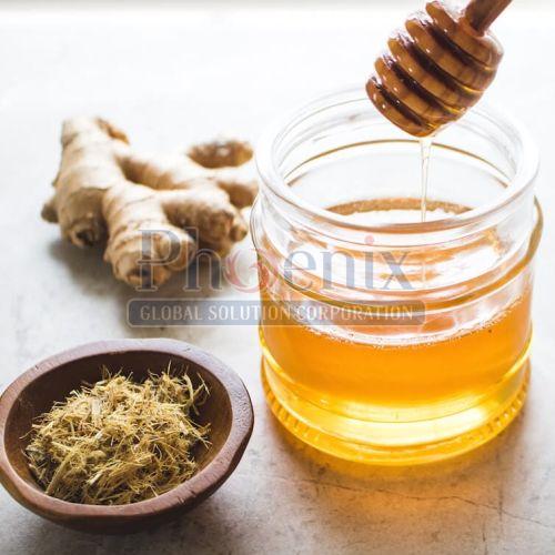 Yellow Ginger Infused Honey, for Medicines, Foods, Cosmetics, Certification : FSSAI Certified