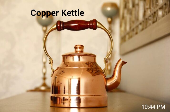 Brown Copper Tea Kettle