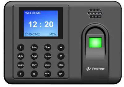 Biometric attendance machine, Operating Temperature : -40 to +70 Degree Celcius