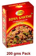 Brown Common 200gm Sakthi Soya Flakes, for Cooking, Packaging Type : Box