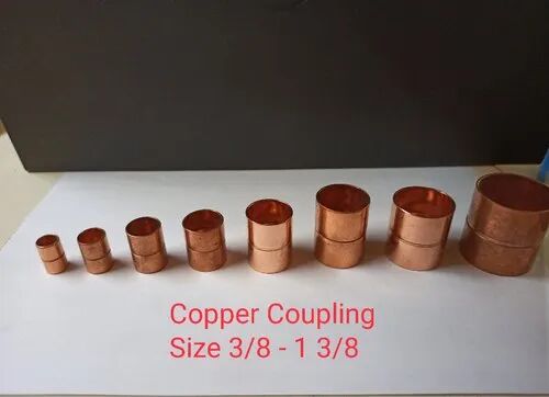 Copper Coupling, Shape : Round