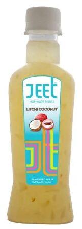 Jeet Litchi Coconut Syrup, Packaging Size : 300ml