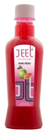 Jeet Pink Peru Fruit Syrup, Packaging Size : 300 Ml