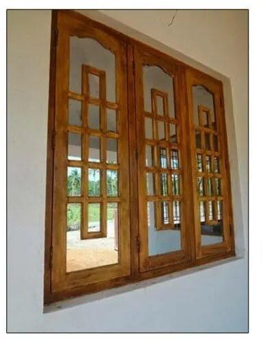 Wooden Window, Shape : Rectangular