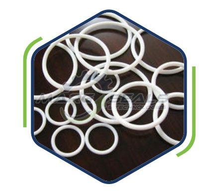 White Round Rubber TTV Rings, for Industrial, Size : Standard