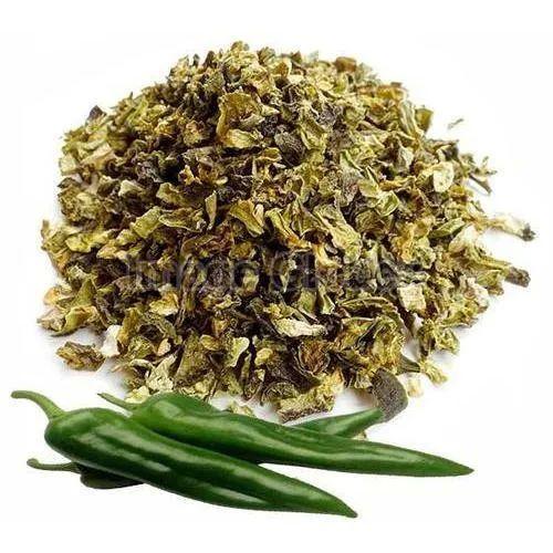 Dehydrated Green Chilli Flakes, for Fast Food Corners