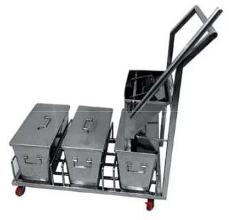 SS Mopping Trolley, Capacity : 50 to 60 Kg