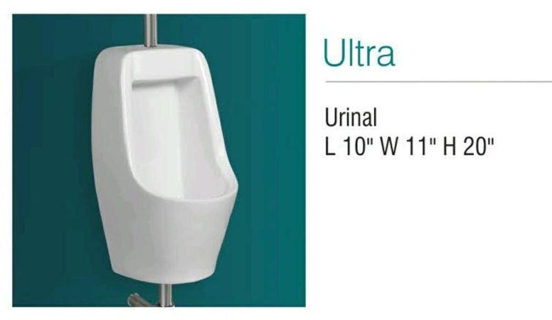 Polished Ceramic Ultra Urinal Pot, for Hotels, Malls, Office, Restaurants, Feature : Crack Proof