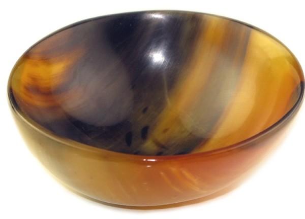 Round Buffalo Horn Serving Bowl