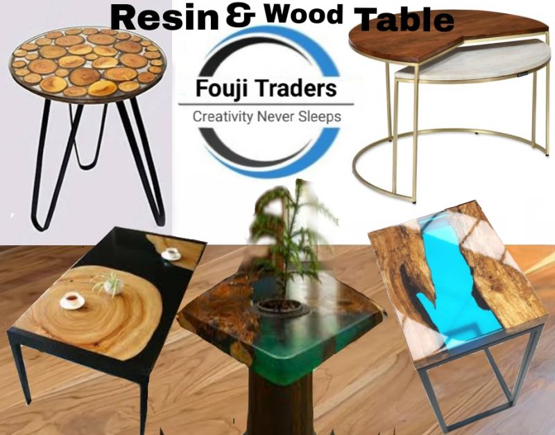 Resin Wooden Table