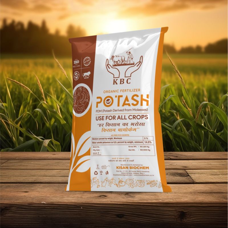 Brown Organic Potash Powder, Shape : Natural