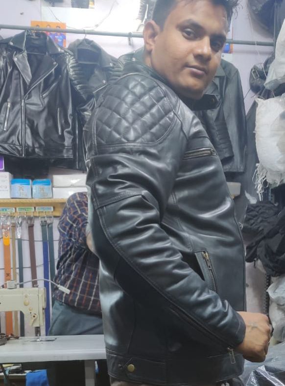 Mens Quilted Leather Jackets