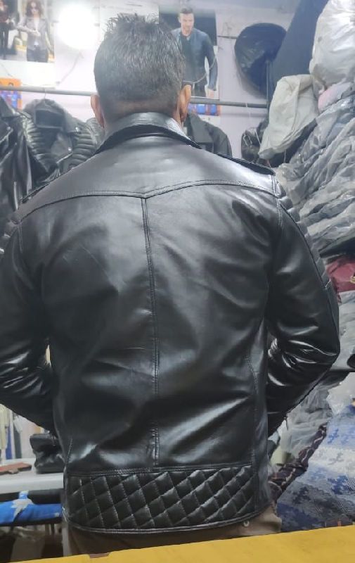 Mens Quilted Leather Jackets