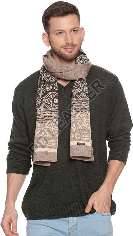 Cotton Mens Printed Muffler, Technics : Machine Made