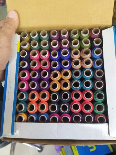 DYED 300 Meters Polyester Sewing Thread, Packaging Type : Roll