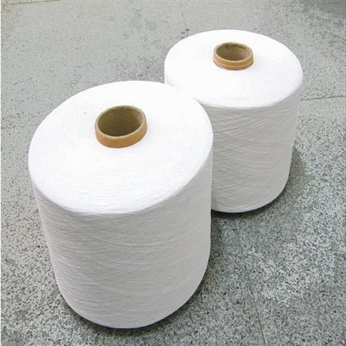 White Plain Cotton Open End Yarn, for Textile Industry, Grade : Industrial Grade