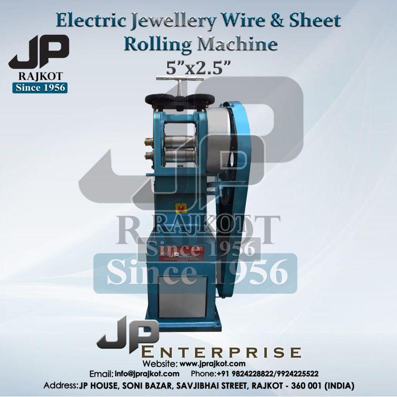 JP 5"x2.5" Electric Jewellery Wire & Sheet Rolling Machine