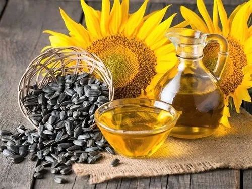 Sunflower Seed Oil, for Cooking, Packaging Size : 500ml, 1L