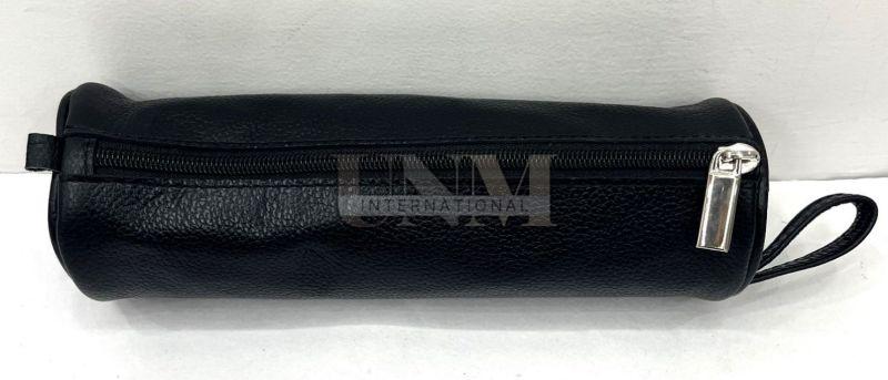 Cow YDM Leather Pencil Case, Color : Black