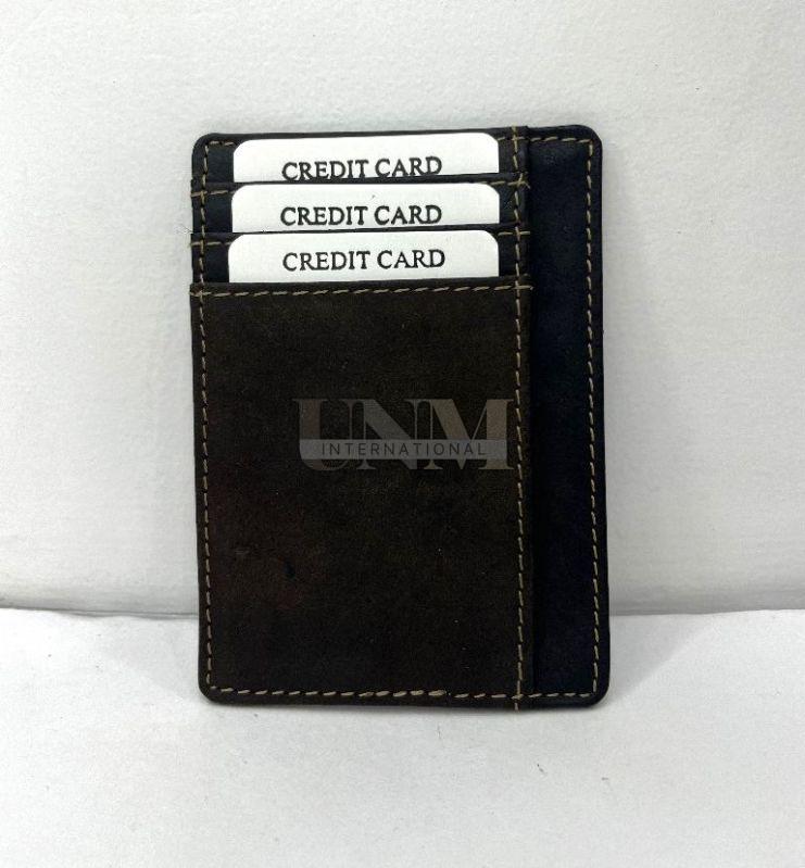 Leather credit card holder