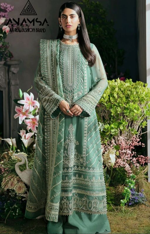 Heavy Pure Georgette Pakistani Suit, Age Group : Adults