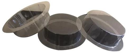 PVC Round Scrubber Packaging Blister, Color : Transparent