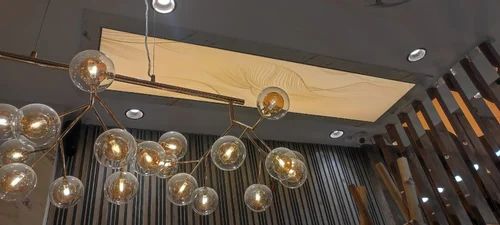 Customized Printed Coated PVC Barrisol 3d Stretch Ceiling, for Home, Hotel, Club, Restaurant Office