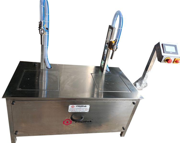 Single Phase semi automatic liquid filling machine, for oil, pesticide, sauce, Packaging Type : metal tin