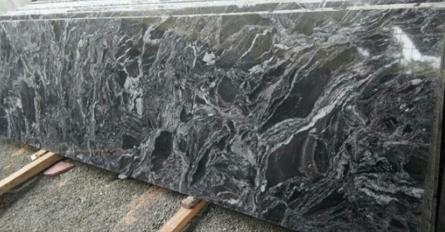 Black Martino Granite Slab