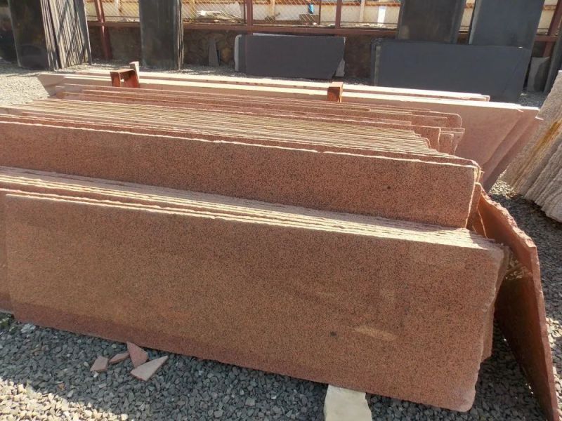 Classic Red  Granite Slab