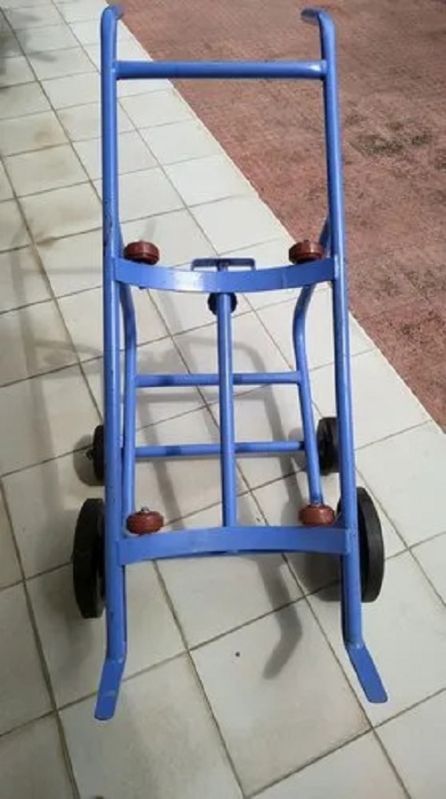 Blue Marck Mild Steel Drum Lifter Trolley, Wheel Style : Dual