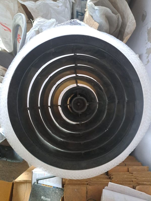 Black HDPE UV Stabilized Elevator Fan Grill, Shape : Circular, Round