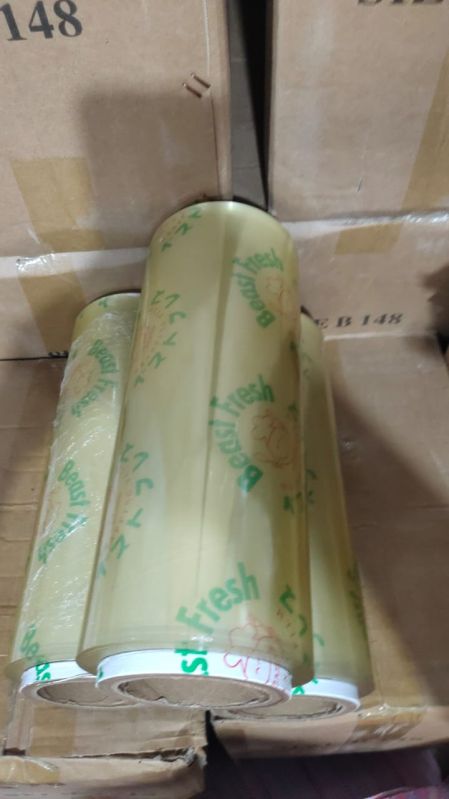Transparent Pvc Mushroom Cling Film, For Packaging Use, Food Industry