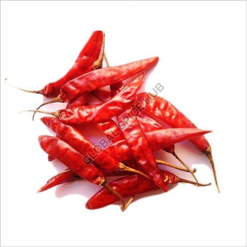 Raw Natural With Stem Dry Red Chilli, For Food Medicine, Spices, Cooking, Adds Heat To Curries, Dals