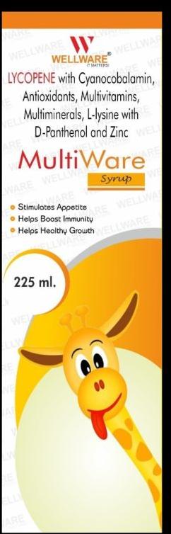 Wellware multiware multivitamin syrup, for Health Supplements