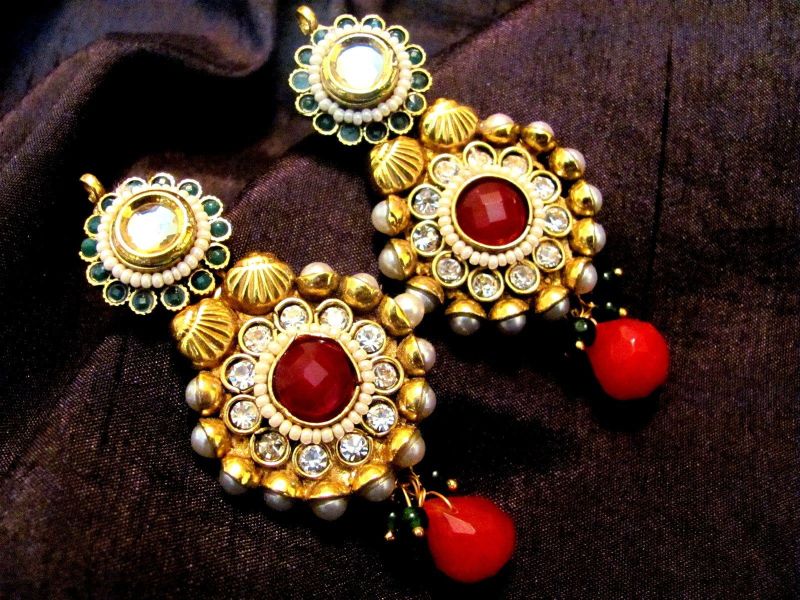 Gold jewellery, Jewelry Type : Earring