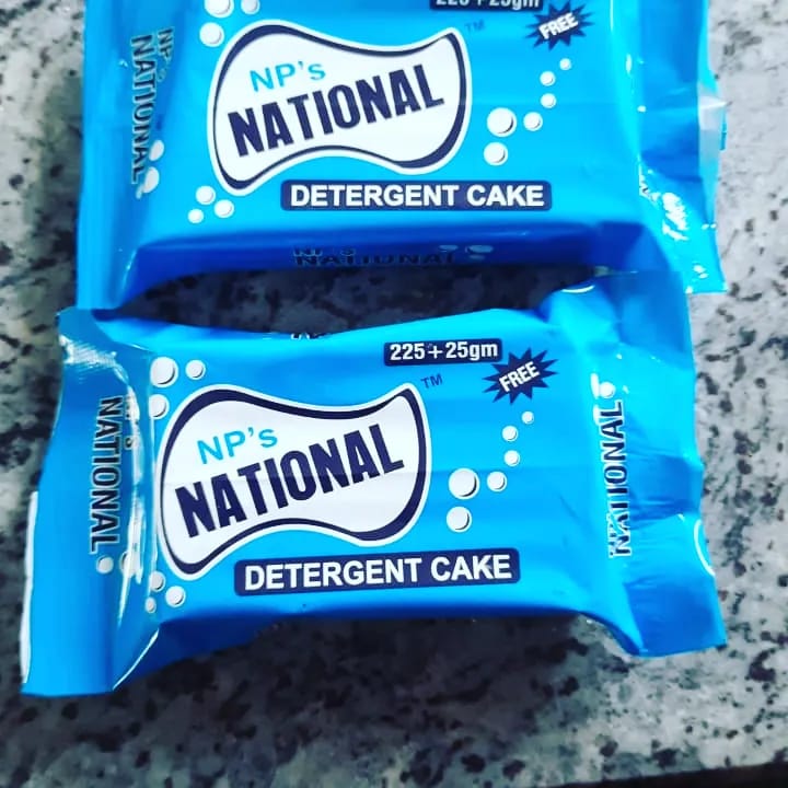 National washing detergent cake, Packaging Type : Plastic Pouch