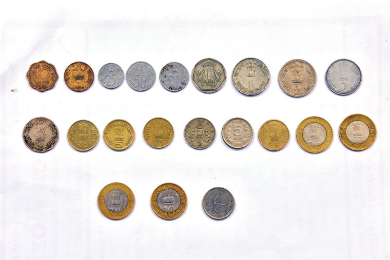 Bronze Round Brass Old Coins