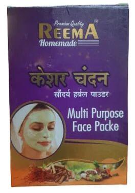 Kesar Chandan Face Pack, Packaging Size : 20gm