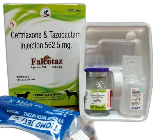 Falcotaz Ceftriaxone Tazobactam Injection, for Animals
