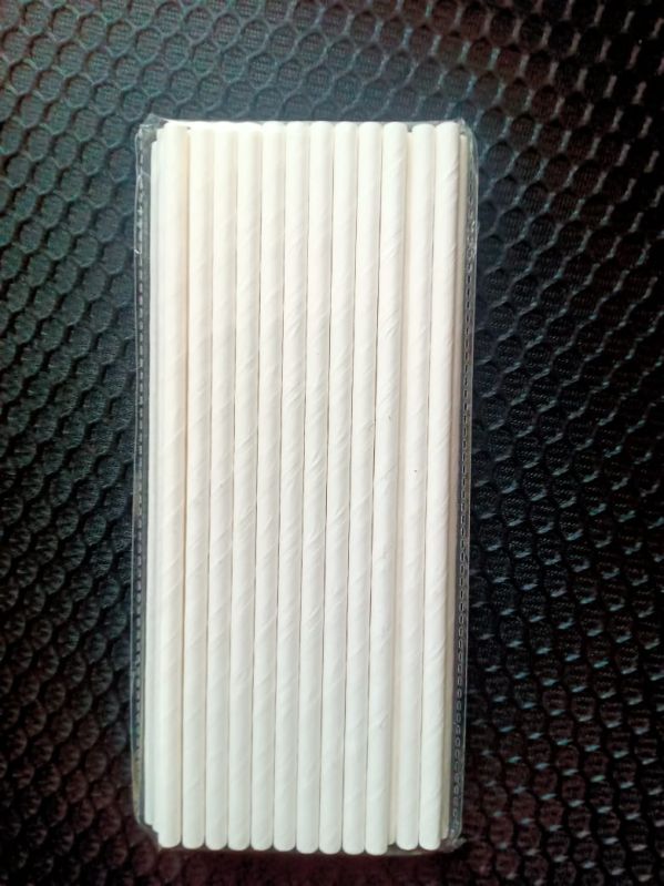 Tak Green Paper Straw 6MM-8MM-10MM-12MM White, Color : Multi color