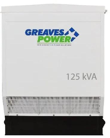 White 125 kVA Greaves Power Diesel Generator