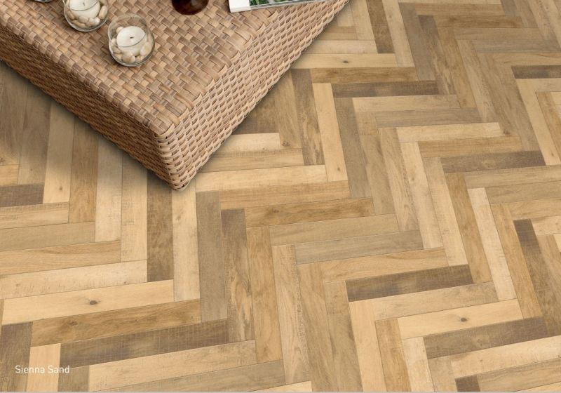 Brown Wooden Flooring, For Interior Use, Style : Antique