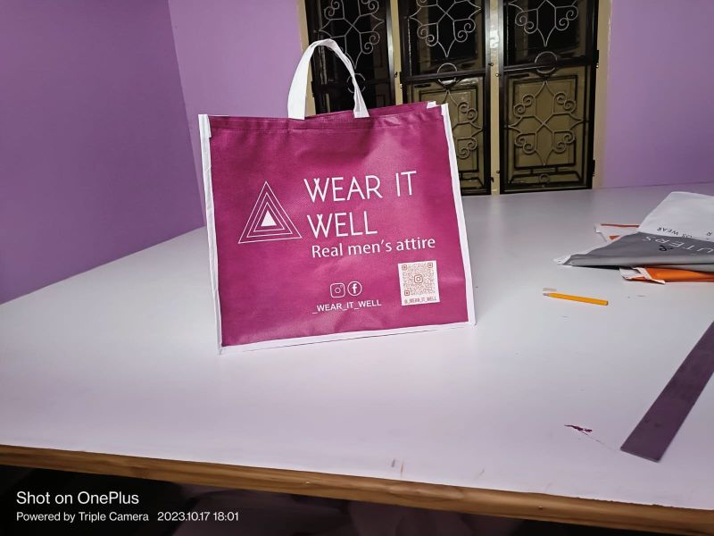 Loop handle bags, for Shopping, Packaging, Shape : Rectangular