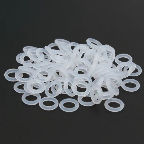 Round Silicone O Ring, Color : White