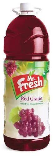 Mr. Fresh Red Grape Fruit Drink, Packaging Size : 2 Litre