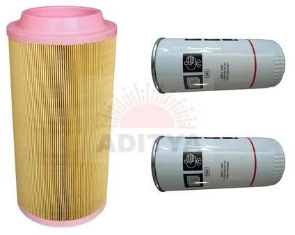 Pink Manual Round Fiber screw compressor filters, Packaging Type : Corrugated Box