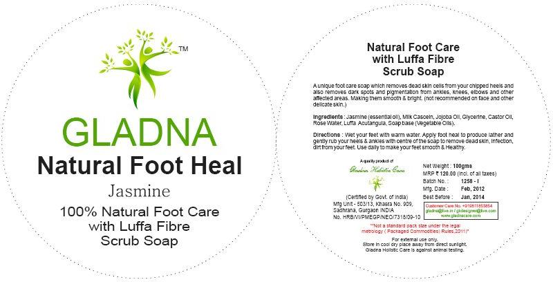 Foot Heal - (natural Luffa Scrub Soap)